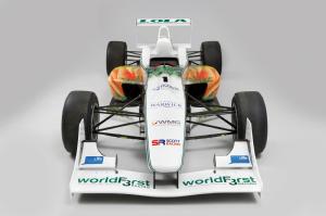 WorldFirst Formula 3 racing car - front view