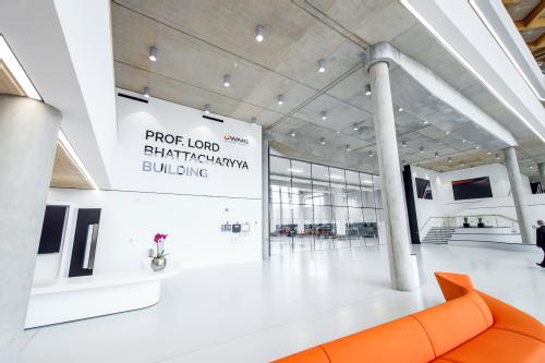 Internal view of the Prof. Lord Bhattacharyya Building at the University of Warwick