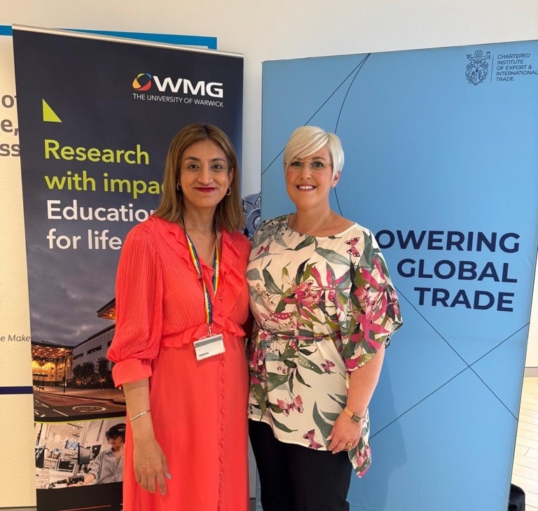 Dr Rebecca Wilde and Dr Awinder Kaur from WMG