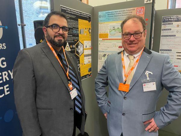 WMG PhD student, Amir Cheshmehzangi with Matthew Clark