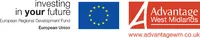 ERDF and AWM logo