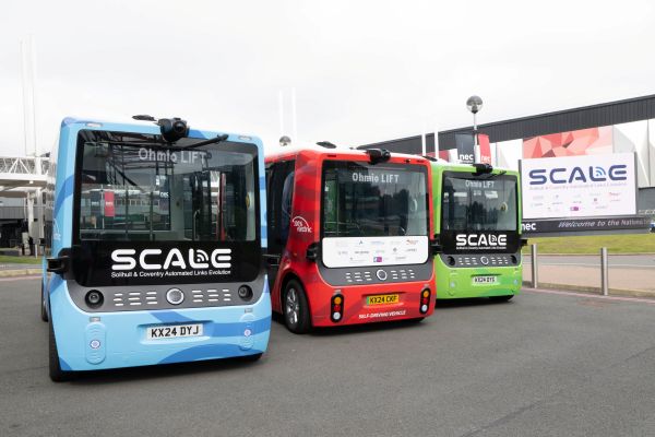 Self-driving fully electric shuttle service