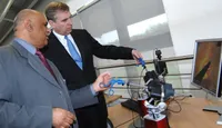 Professor Vinesh Raja and HRH The Duke of York