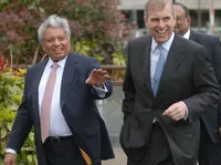 Professor Lord Kumar Bhattacharyya and HRH The Duke of York