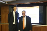 Tristram Hunt MP and Professor Lord Bhattacharyya
