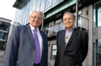 Professor Lord Bhattacharyya and Tun Dr Mahathir bin Mohamad, former Malaysian PM