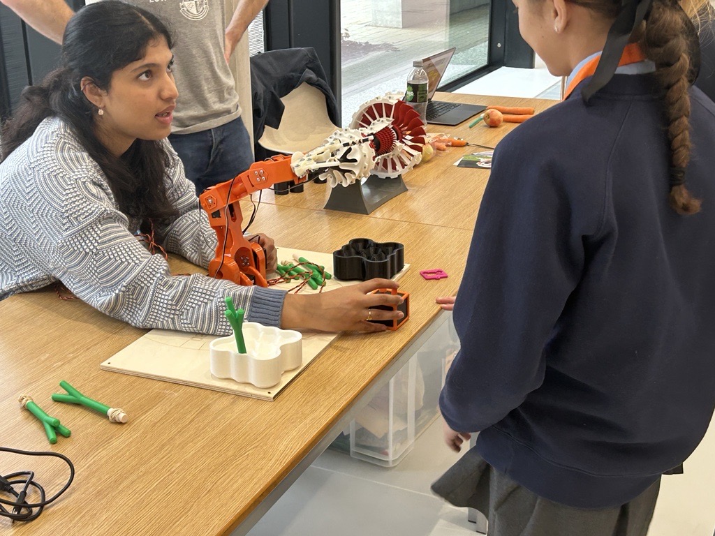 Warwick Harvest at the Student Project Showcase