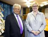 Professor Lord Bhattacharyya and Dame Julie Moore