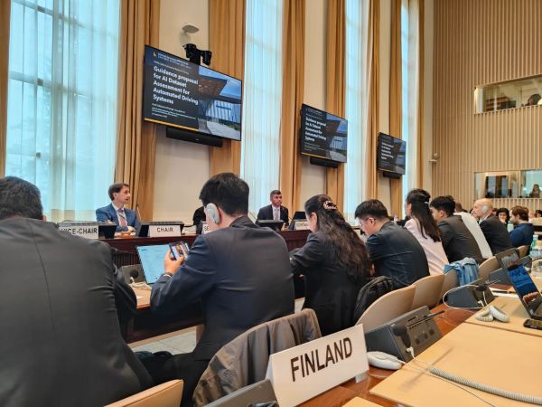 Professor Siddartha Khastgir presented to international policy makers and regulators at the UNECE Working Party on Automated/Autonomous and Connected Vehicles (GRVA)’s 23rd session 