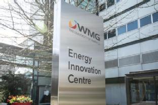 Image shows the Energy Innovation Centre at WMG at the University of Warwick