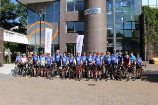 WMG staff begin 5 day marathon cycle in memory of Coventry boy with rare cancer