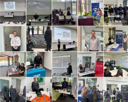 Picture shows collage of activities at the Engineering Industry Day