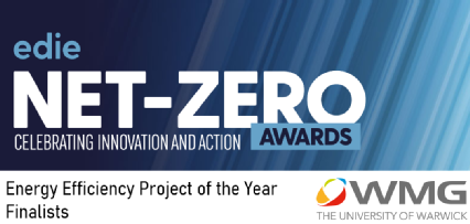 WMG has been shortlisted for an ‘Energy Efficiency Project of the Year Award’ 