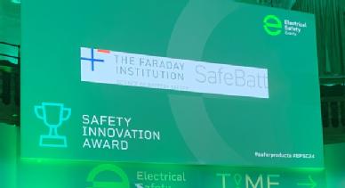 SafeBatt project wins Electrical Product Safety Award