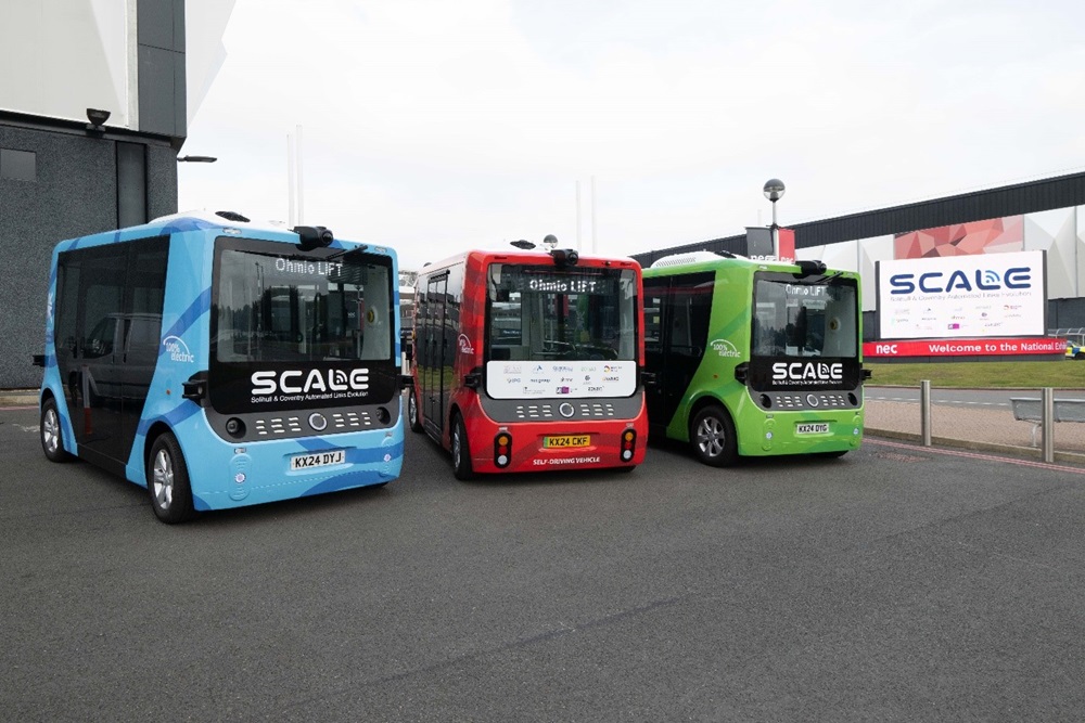 The SCALE project - a self driving fully electric shuttle service