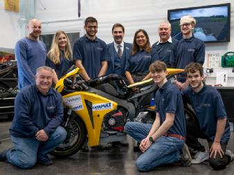 Electric superbike designed by students