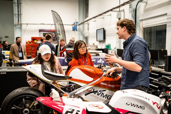 Warwick Moto at the alumni reunion event