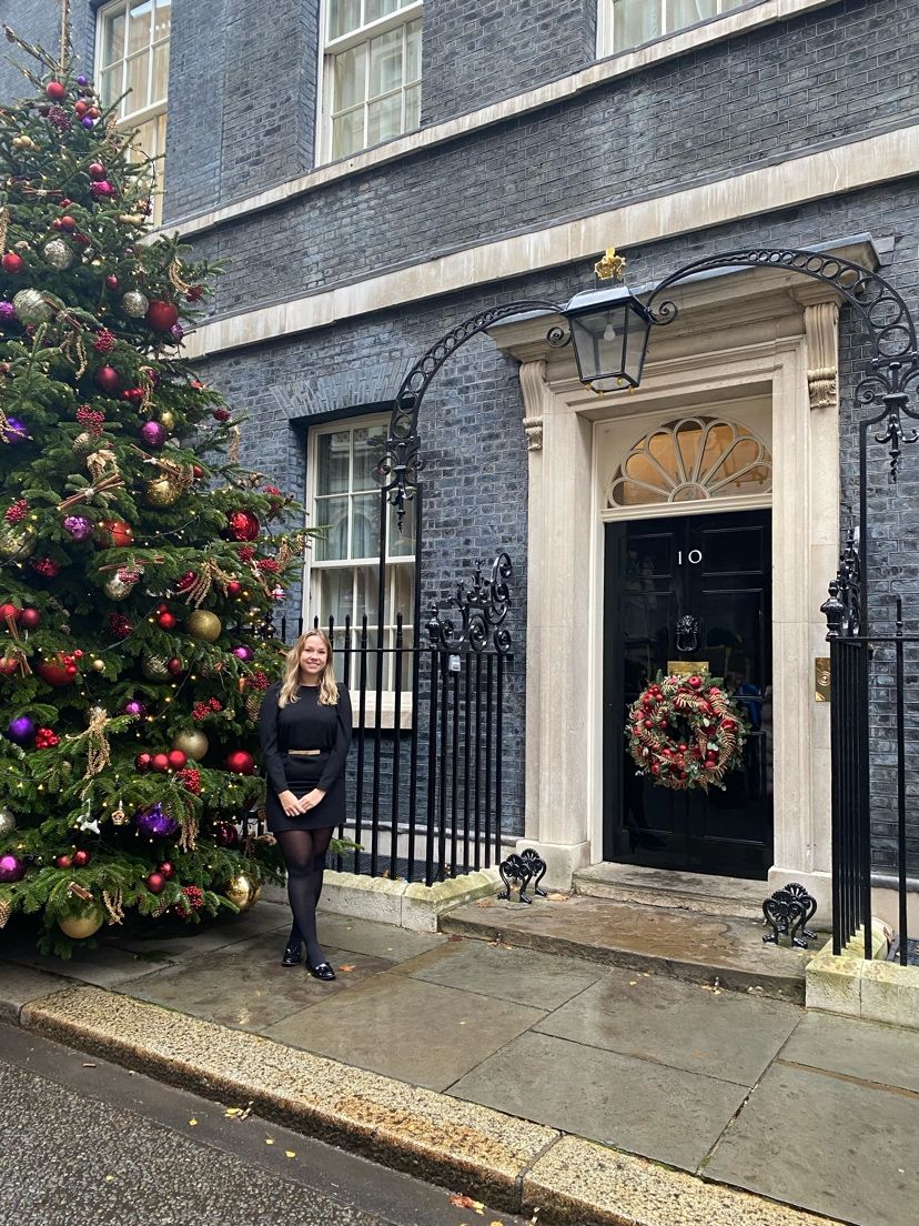 Sophie at Number 10  Downing Street