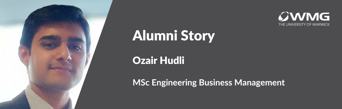 Ozair profile picture for WMG Alumni Story
