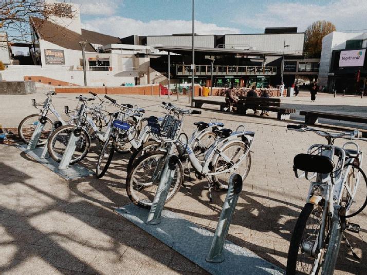 NextBike Stand at Piazza