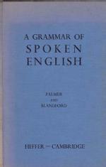 A Grammar of Spoken English