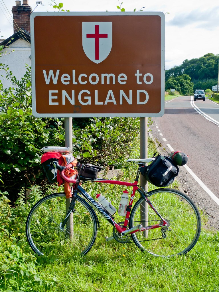 sign saying welcome to England