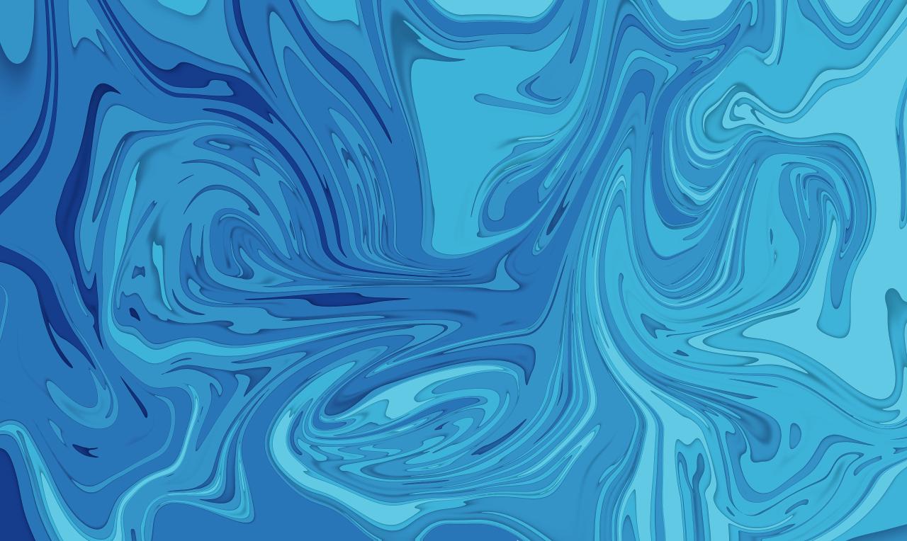 Blue swirl design