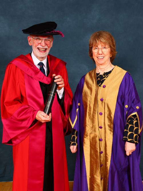Dr Peter Kent graduating