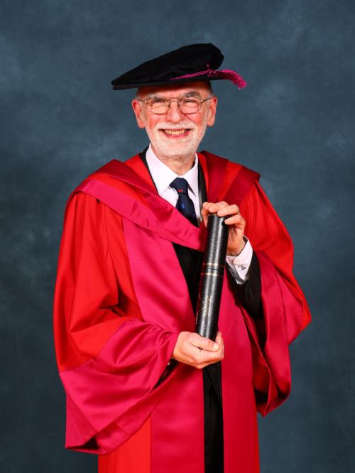 Dr Peter Kent graduating