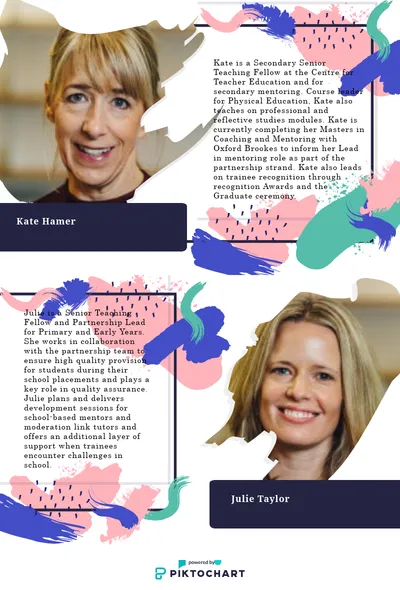 Example infographic of mentor team