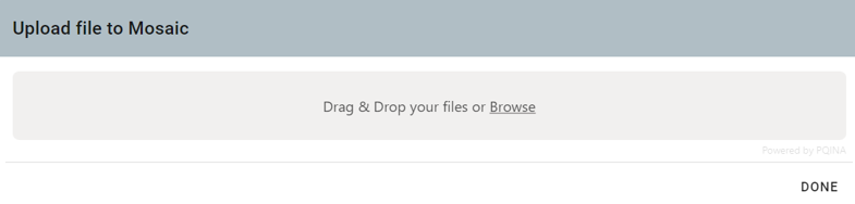 Upload a file dialogue box in Mosaic