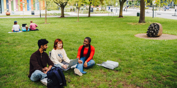 economics student smiling