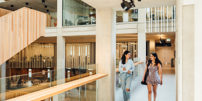 economics student smiling