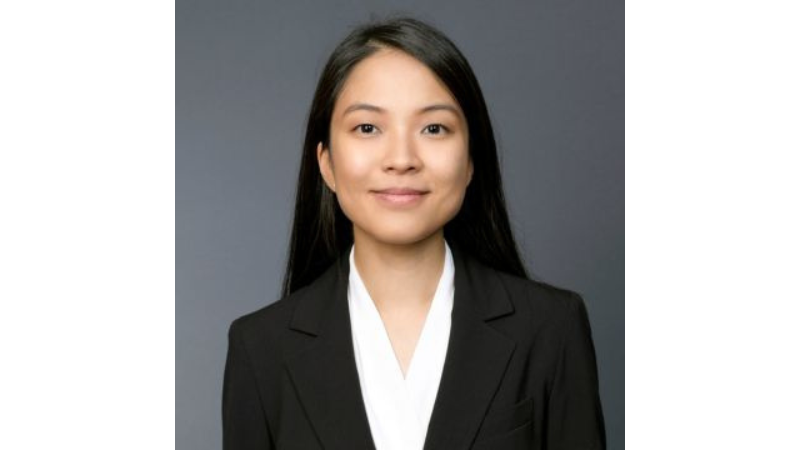 white female with long dark hair