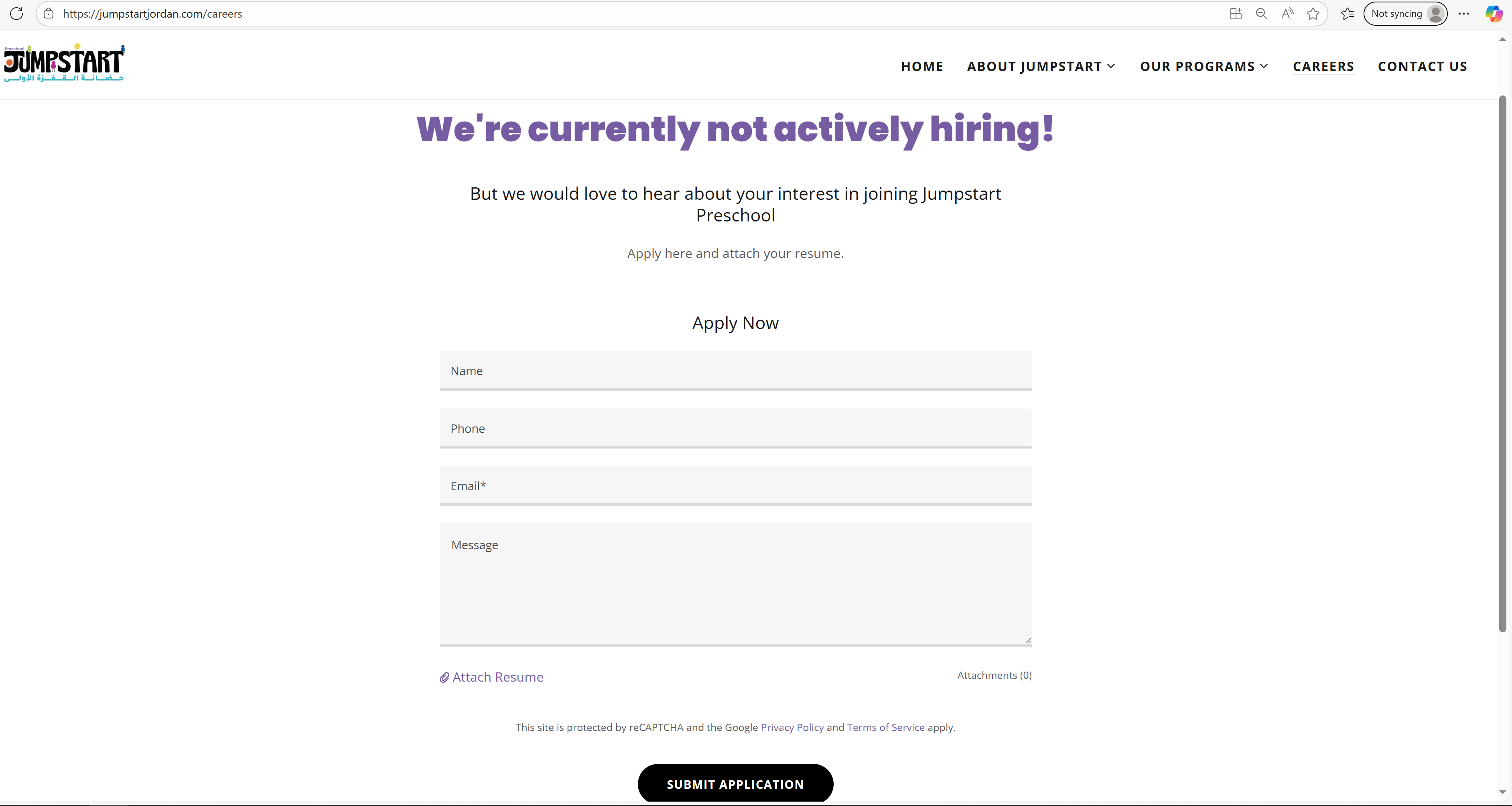 Step 4- - Applying for jobs on company website