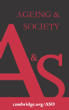 Ageing and Society Logo