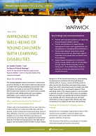 Improving the well-being of young children with learning disabilities