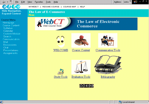 The Course Home Page
