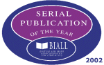 BIALL Serial Publication of the Year 2002 logo and link to article 