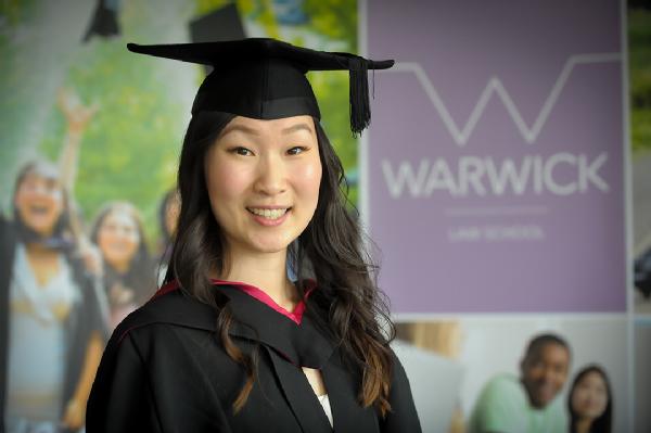 Best Performance in Law with Humanities BA degree: Amy Wang