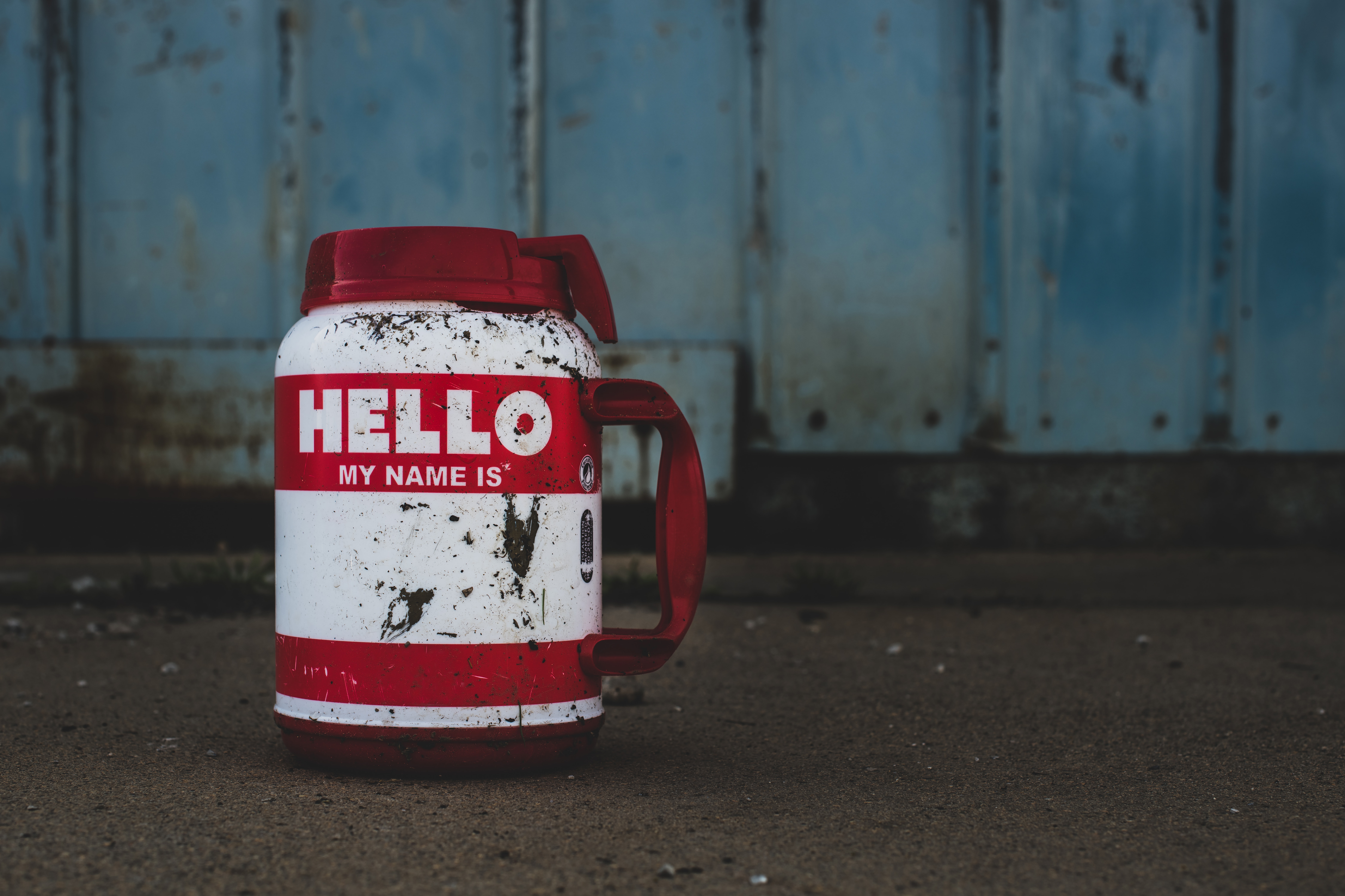 Mug that says hello