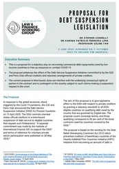 Front Cover of Poposed Legislation