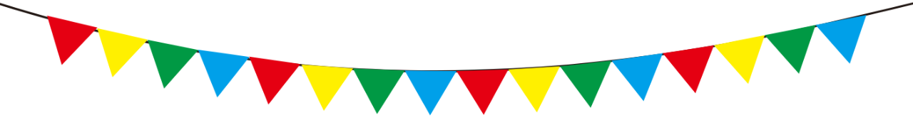 colourful bunting