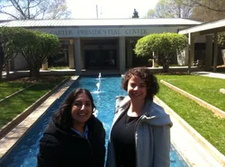 Dr Zakia Shiraz and Daniela Richterova