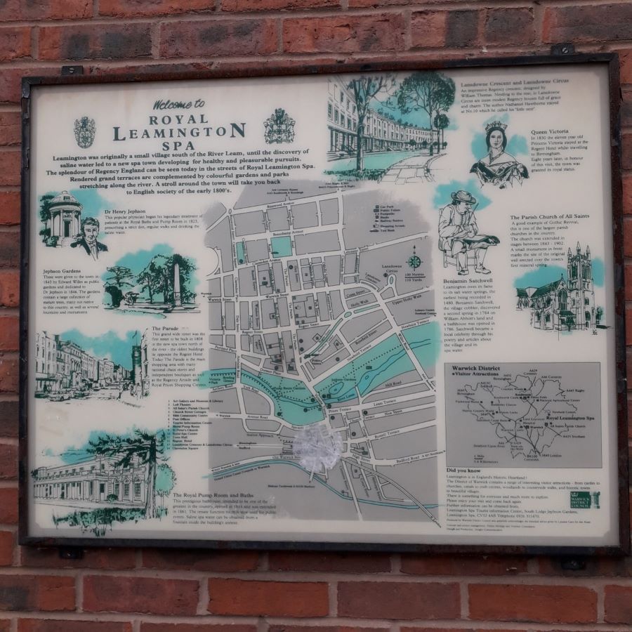Map of Leamington Spa