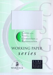 CSGR's Working Paper Series