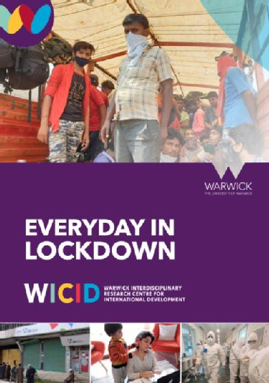 Cover of Everyday in Lockdown report - images and title 'Everyday in Lockdown'