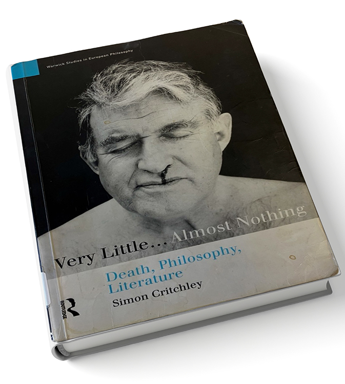 'Very Little ... Almost Nothing', by Simon Critchley, book cover