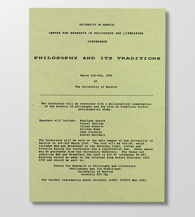 Philosophy and Its Traditions 