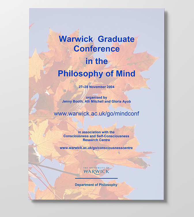 Mind Grad 2004 conference poster